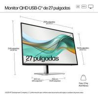 Miniatura 5 de HP Monitor QHD USB-C HP Pro de la serie 5 de 27 pulgadas: 527pu  Series 5 Pro 27" LCD IPS Quad HD HDMI