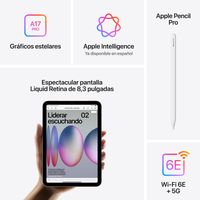 Miniatura 8 de APPLE iPad mini 7th gen 8.3" 512GB Púrpura
