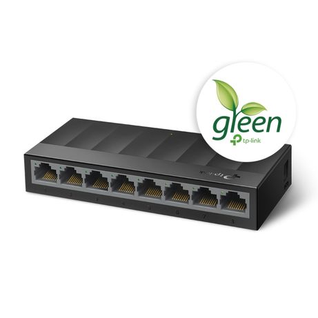 SWITCH NO GESTIONABLE TP-LINK LS1008G LITEWAVE 8P GIGA SOBREMESA CARCASA PLASTICO NO RACK - Imagen 3 de 6 SWITCH NO GESTIONABLE TP-LINK LS1008G LITEWAVE 8P GIGA SOBREMESA CARCASA PLASTICO NO RACK - Imagen 3 de 6