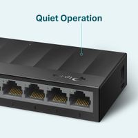Miniatura 5 de SWITCH NO GESTIONABLE TP-LINK LS1008G LITEWAVE 8P GIGA SOBREMESA CARCASA PLASTICO NO RACK