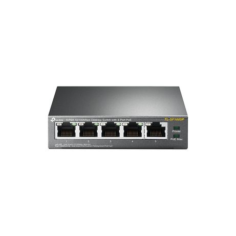 TP-LINK TL-SF1005P Switch 5x10/100Mbps 4xPoE Metal - Imagen 2 de 6 TP-LINK TL-SF1005P Switch 5x10/100Mbps 4xPoE Metal - Imagen 2 de 6