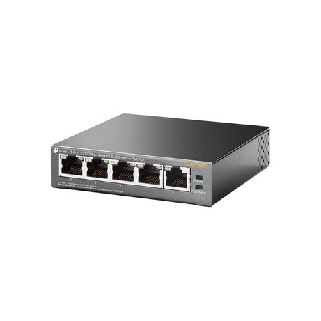 TP-LINK TL-SF1005P Switch 5x10/100Mbps 4xPoE Metal - Imagen 4 de 6 TP-LINK TL-SF1005P Switch 5x10/100Mbps 4xPoE Metal - Imagen 4 de 6