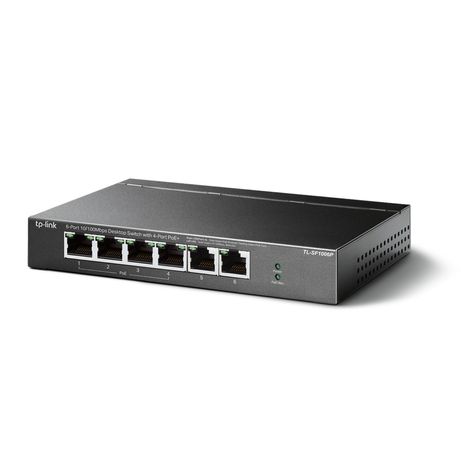 6-PORT 10/100 MBPS DESKTOP SWITCH WITH 4-PORT POE+ IN - Imagen 3 de 4 6-PORT 10/100 MBPS DESKTOP SWITCH WITH 4-PORT POE+ IN - Imagen 3 de 4