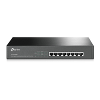 Miniatura 1 de 8-PORT GIGABIT DSKTP POE SWTCH 802.3AT 126W POE 1U 13IN IN