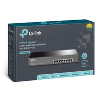 Miniatura 5 de 8-PORT GIGABIT DSKTP POE SWTCH 802.3AT 126W POE 1U 13IN IN