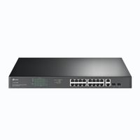 Miniatura 2 de SWITCH SEMIGESTIONABLE TP-LINK SG1218MP 16P GIGA POE/POE+ +2P GIGA NO POE ALIMENTACION POE 192W RACK