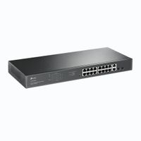 Miniatura 3 de SWITCH SEMIGESTIONABLE TP-LINK SG1218MP 16P GIGA POE/POE+ +2P GIGA NO POE ALIMENTACION POE 192W RACK