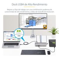 Miniatura 12 de Docking Station USB4 - HDMI Doble de 4K 60Hz - 6x USB - PD