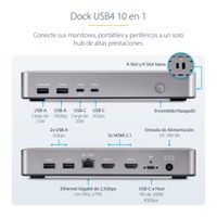 Miniatura 13 de Docking Station USB4 - HDMI Doble de 4K 60Hz - 6x USB - PD