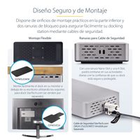 Miniatura 17 de Docking Station USB4 - HDMI Doble de 4K 60Hz - 6x USB - PD
