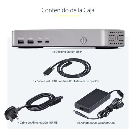 Docking Station USB4 - HDMI Doble de 4K 60Hz - 6x USB - PD - Imagen 19 de 21 Docking Station USB4 - HDMI Doble de 4K 60Hz - 6x USB - PD - Imagen 19 de 21