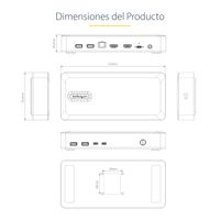 Miniatura 20 de Docking Station USB4 - HDMI Doble de 4K 60Hz - 6x USB - PD