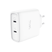 Miniatura 1 de CARGADOR USB GAN TRUST MAXO 65W 2xUSB-C INCLUYE CABLE USB-C 2m COLOR BLANCO