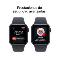 Miniatura 8 de Apple Watch SE 3 GPS + Cellular 40mm Midnight Aluminium Case with Midnight Sport Band - S/M