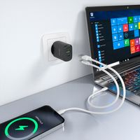 Miniatura 6 de CARGADOR AISENS GAN 30W 1XUSB-C PD3.0 QC4.0 1XUSB-A QC3.0 NEGRO