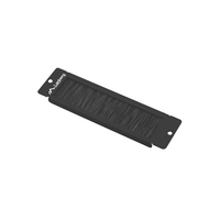 Miniatura 1 de PANEL CEPILLO PASACABLES LANBERG PARA RACK 10" NEGRO