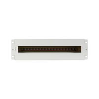 Miniatura 1 de PANEL LANBERG DISTRIBUIDRO DE TENSION 19" 3U CON RAIL DIN TS-35 GRIS