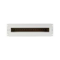 Miniatura 2 de PANEL LANBERG DISTRIBUIDRO DE TENSION 19" 3U CON RAIL DIN TS-35 GRIS