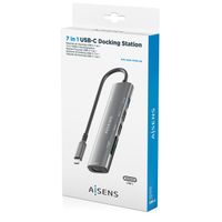 Miniatura 8 de AISENS USB C Dock 7 en 1  USB C A  1x HDMI  2x USB A USB2 0  1x USB A USB3 0  1x USB C PD 100W  1x SD  1x MicroSD  Gris  15cm