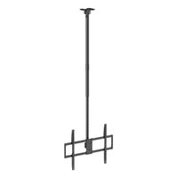 Miniatura 2 de AISENS Soporte de techo pro giratorio  inclinable  extensible y nivelable para monitor TV 80kg de 50 100  Negro