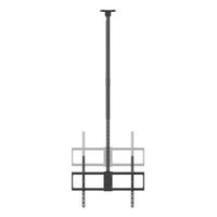 Miniatura 3 de AISENS Soporte de techo pro giratorio  inclinable  extensible y nivelable para monitor TV 80kg de 50 100  Negro