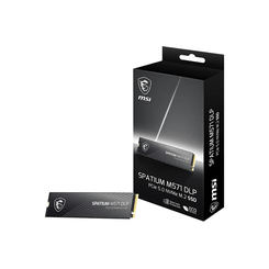 MSI  SPATIUM M571 DLP PCIe 5.0 NVMe M.2 2TB  SSD 2000GB M.2  14500MB/s PCI Express 5.0 NVMe