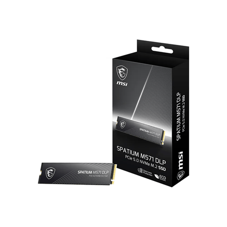 MSI SPATIUM M571 DLP PCIe 5.0 NVMe M.2 2TB SSD 2000GB M.2 14500MB/s PCI Express 5.0 NVMe - Imagen 1 de 6 MSI SPATIUM M571 DLP PCIe 5.0 NVMe M.2 2TB SSD 2000GB M.2 14500MB/s PCI Express 5.0 NVMe - Imagen 1 de 6