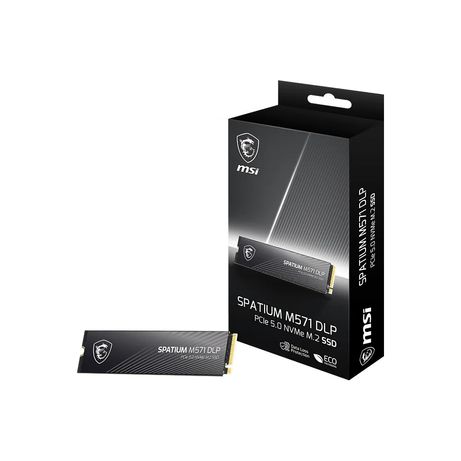 MSI SPATIUM M571 DLP PCIe 5.0 NVMe M.2 2TB SSD 2000GB M.2 14500MB/s PCI Express 5.0 NVMe - Imagen 2 de 6 MSI SPATIUM M571 DLP PCIe 5.0 NVMe M.2 2TB SSD 2000GB M.2 14500MB/s PCI Express 5.0 NVMe - Imagen 2 de 6