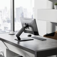 Miniatura 5 de AISENS Soporte de Mesa Pro Contrapeso Inclinable Para Monitor POS 8kg de 17  32   Negro