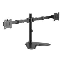 Miniatura 2 de AISENS Soporte de Mesa Con Peana Eco Giratorio e Inclinable para Monitor TV 20kg  3 Pivotes  2 Brazos  de 17  35   Negro