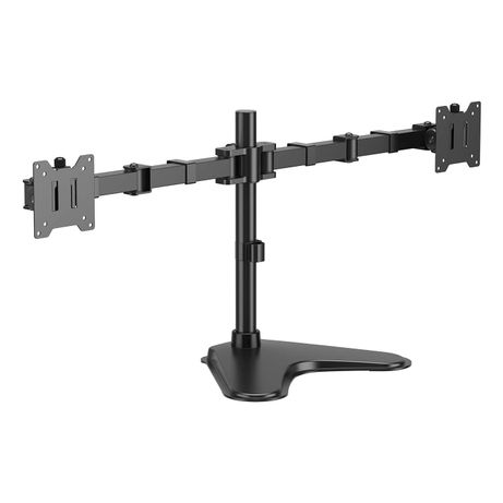 AISENS Soporte de Mesa Con Peana Eco Giratorio e Inclinable para Monitor TV 20kg 3 Pivotes 2 Brazos de 17 35 Negro - Imagen 2 de 8 AISENS Soporte de Mesa Con Peana Eco Giratorio e Inclinable para Monitor TV 20kg 3 Pivotes 2 Brazos de 17 35 Negro - Imagen 2 de 8