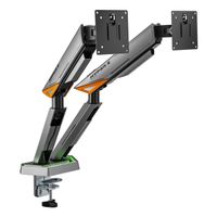 Miniatura 3 de AISENS DT38TSRRGB 349 soporte para monitor 96 5 cm  38   Escritorio Negro  Blanco