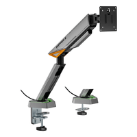 Miniatura 1 de AISENS DT49TSRRGB 347 soporte para monitor 124 5 cm  49   Escritorio Negro  Gris