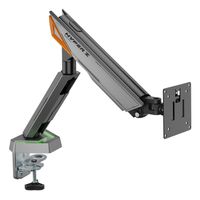 Miniatura 4 de AISENS DT49TSRRGB 347 soporte para monitor 124 5 cm  49   Escritorio Negro  Gris