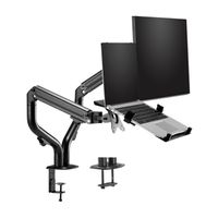 Miniatura 3 de AISENS Soporte de Mesa Contrapeso Giratorio e Inclinable para Portatil y Monitor TV 8Kg de 17 32  Negro