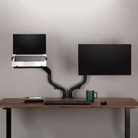 Miniatura 5 de AISENS Soporte de Mesa Contrapeso Giratorio e Inclinable para Portatil y Monitor TV 8Kg de 17 32  Negro