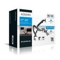 Miniatura 6 de AISENS Soporte de Mesa Contrapeso Giratorio e Inclinable para Portatil y Monitor TV 8Kg de 17 32  Negro