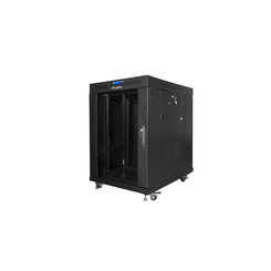 ARMARIO LANBERG RACK 19â? 15U 800X1000 LCD PUERTA CRISTAL FLAT PACK NEGRO
