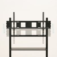 Miniatura 5 de TOOQ SOPORTE SUELO RUEDAS "OPTIMUS" 60-105"