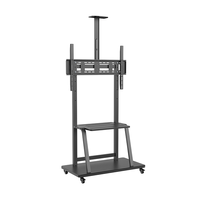 Miniatura 1 de SOPORTE SUELO AISENS RUEDA BANDEJA DVD CAMARA MONITOR TV 37-100
