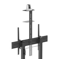 Miniatura 3 de AISENS Soporte De Suelo Eco Con Ruedas Y Manivela  Bandeja Para DVD Y Soporte De Camara Para Monitor TV 120kg De 60  100   Negro