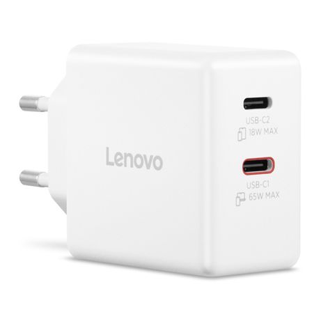 CARGADOR LENOVO DUAL USB-C 65 W GAN - Imagen 4 de 9 CARGADOR LENOVO DUAL USB-C 65 W GAN - Imagen 4 de 9