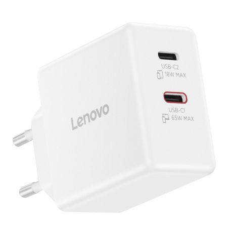 CARGADOR LENOVO DUAL USB-C 65 W GAN - Imagen 6 de 9 CARGADOR LENOVO DUAL USB-C 65 W GAN - Imagen 6 de 9