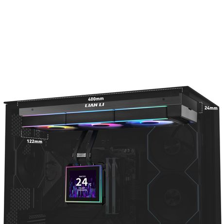 Lian Li HydroShift II LCD S 360 CL Procesador Kit de refrigeraci n l quida 12 cm Negro 1 pieza s - Imagen 6 de 6 Lian Li HydroShift II LCD S 360 CL Procesador Kit de refrigeraci n l quida 12 cm Negro 1 pieza s - Imagen 6 de 6