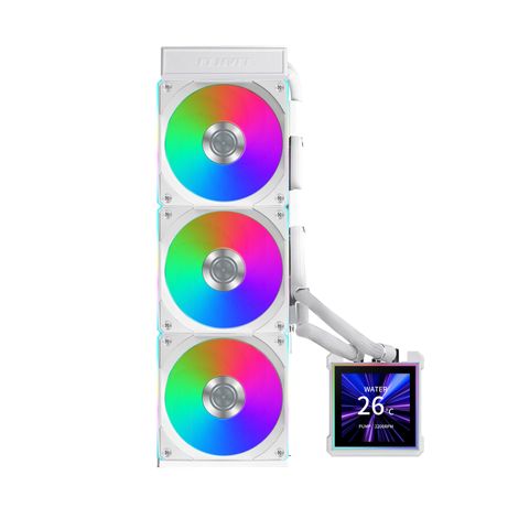 Lian Li HydroShift II LCD S 360 CL Procesador Kit de refrigeraci n l quida 12 cm Blanco 1 pieza s - Imagen 2 de 6 Lian Li HydroShift II LCD S 360 CL Procesador Kit de refrigeraci n l quida 12 cm Blanco 1 pieza s - Imagen 2 de 6