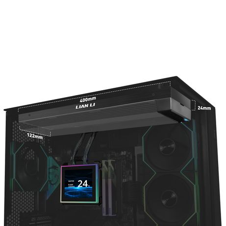 Lian Li HydroShift II LCD S 360 Fanless Procesador Kit de refrigeraci n l quida Negro 1 pieza s - Imagen 6 de 6 Lian Li HydroShift II LCD S 360 Fanless Procesador Kit de refrigeraci n l quida Negro 1 pieza s - Imagen 6 de 6