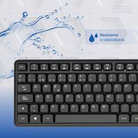 Miniatura 7 de iggual Teclado USB estándar CK-SILENT-105T negro