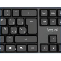 Miniatura 5 de iggual Teclado USB estándar CK-OFFICE-105T negro