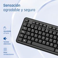 Miniatura 9 de iggual Teclado USB estándar CK-OFFICE-105T negro