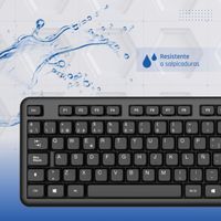 Miniatura 10 de iggual Teclado USB estándar CK-OFFICE-105T negro